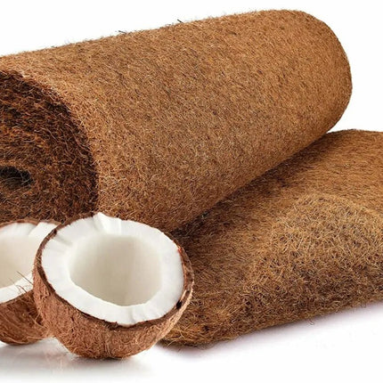 Kokosmatte aus 100% Kokosfasern – 75cm x 5m Rolle Nagerteppich ohne Latex