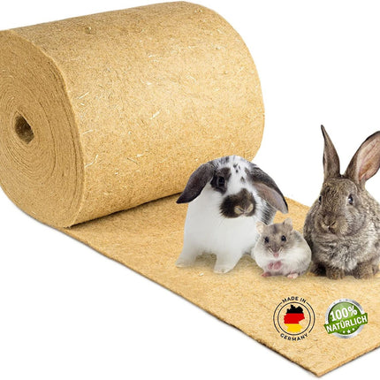 Rodent carpet made of 100% hemp on a roll, 25m long, 50cm wide, 5mm thick