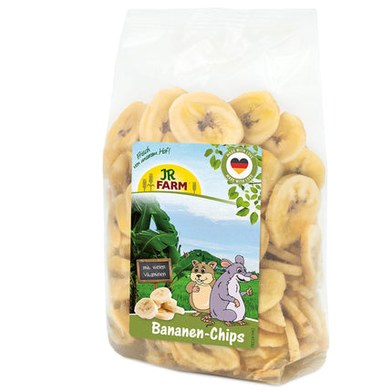 JR FARM Bananen-Chips 150 g – Natürlicher Bananen-Snack für Nager