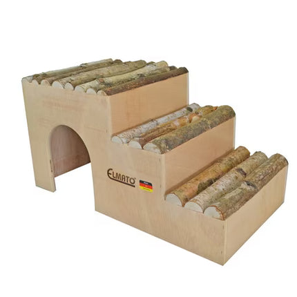 15x Haselnuss Knabberstangen – Naturäste für Kleintiere & Bastelprojekte