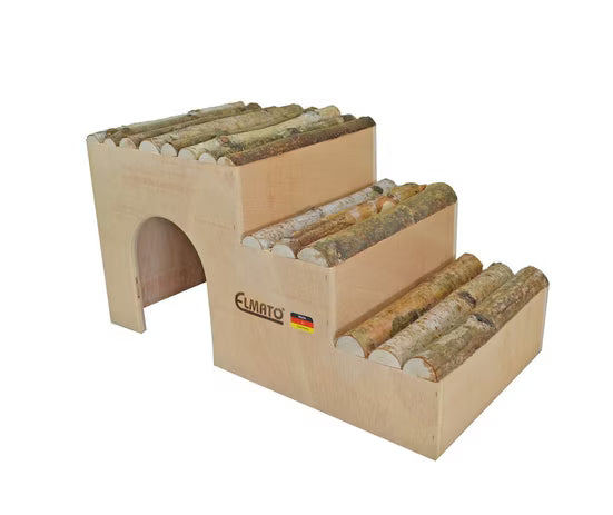 15x Haselnuss Knabberstangen – Naturäste für Kleintiere & Bastelprojekte