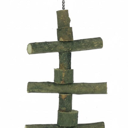 Knabberspielzeug aus Naturholz zum Aufhängen – Für gesunde Zähne & Spielspaß