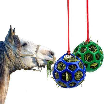 Futterspielball / Heufutterball ⌀15cm für Pferde, Hühner, Kleintiere