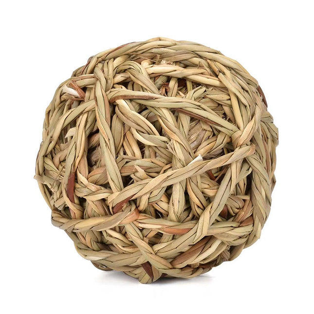 Strohseil-Ball ⌀ 7,5 cm aus 100 % natürlichem Stroh