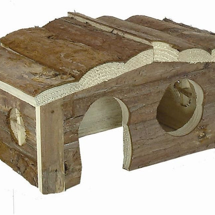 Waldhaus XXL aus Naturholz – Ruhe & Geborgenheit für Nager