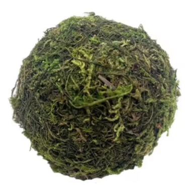 weicher Natur-Moosball ⌀7cm