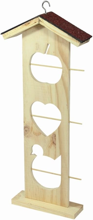 Apfelhäuschen 3er, für Vögel ca. 44cm