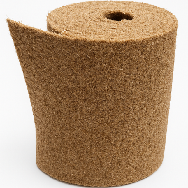 Nagerteppich DuoMix – Hanf & Kokosfaser Natur-Kombimatte, 100 x 50cm, 5mm dick, mit Naturlatex