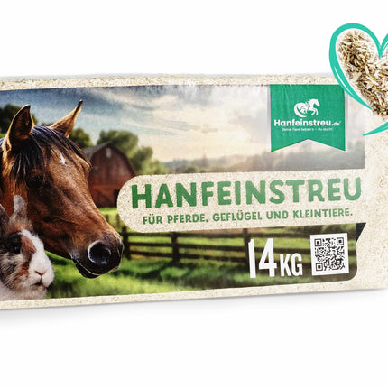 Hanfeinstreu Regular -  140 Liter - Natürlich, saugstark & hygienisch für Hühner