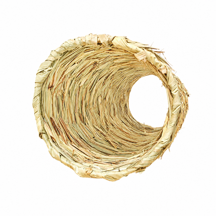 XXL Grastunnel für Nager – 65 x 18 x 18 cm – natürlicher Spieltunnel & Rückzugsort aus Gras