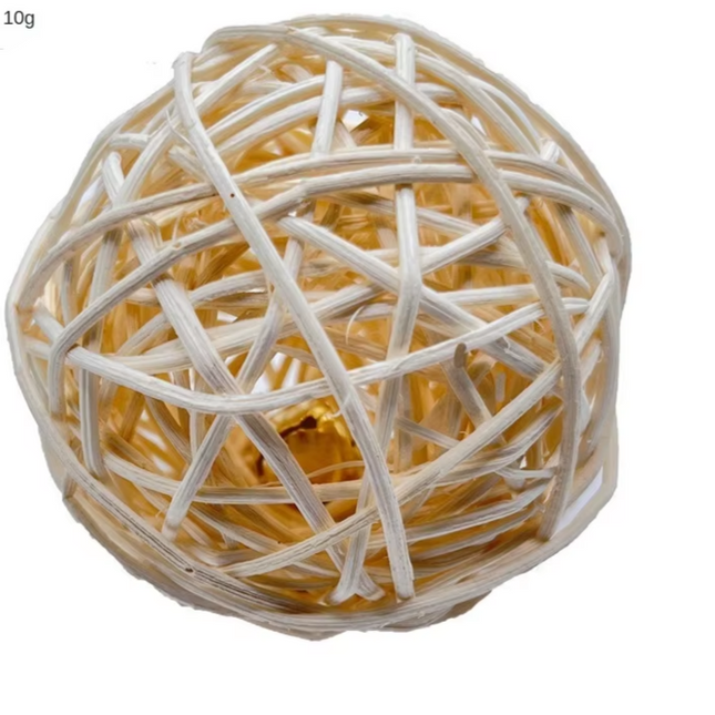 Natur Weinreben-Ball mit Glocke ⌀7cm