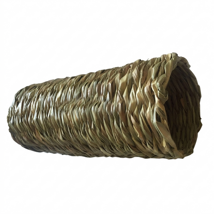 XXL Grastunnel für Nager – 65 x 18 x 18 cm – natürlicher Spieltunnel & Rückzugsort aus Gras