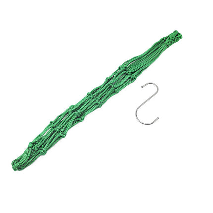 Hühner Futternetz zum Aufhängen – Futterbeutel mit Haken in Grün
