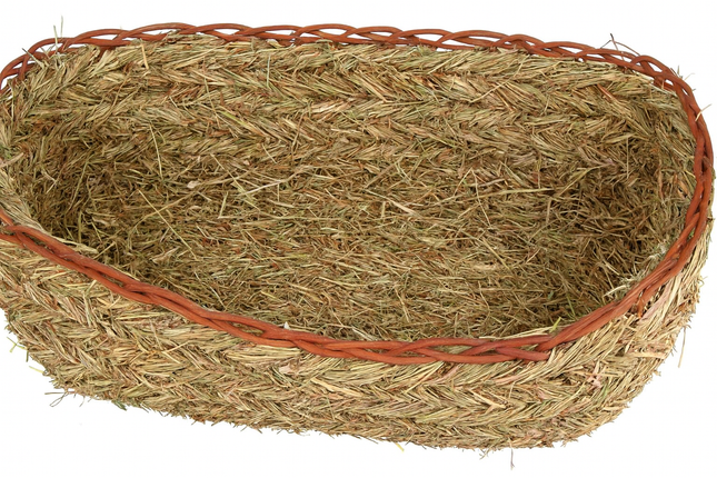 Natürliches Grasbett für Kleintiere – 33 x 12 x 26 cm