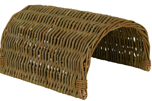 Flexible Weidenbrücke – Natürliches Spielzeug für Kleintiere (24 x 13 x 25 cm)