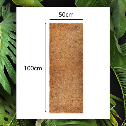 Kokosmatte aus 100% Kokosfasern - 100x50cm mit Naturlatex Nagerteppich