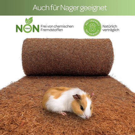 Coconut mat made from 100% coconut fibers 100x50cm with natural latex rodent carpet growing mat