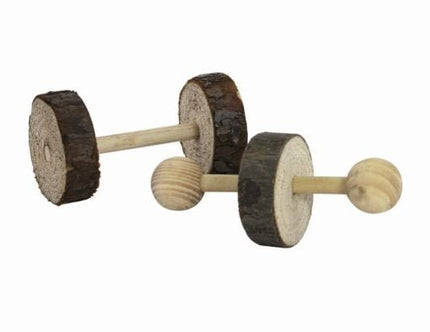 Rodent unicycle dumbbells for rodents, small animals, set of 2