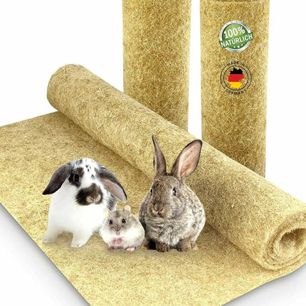 Rodent carpet made from 100% hemp, 120 x 60cm, 5mm thick 