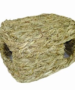 XXL grass house for small animals - 45x25x23 cm feed, hay house as a shelter